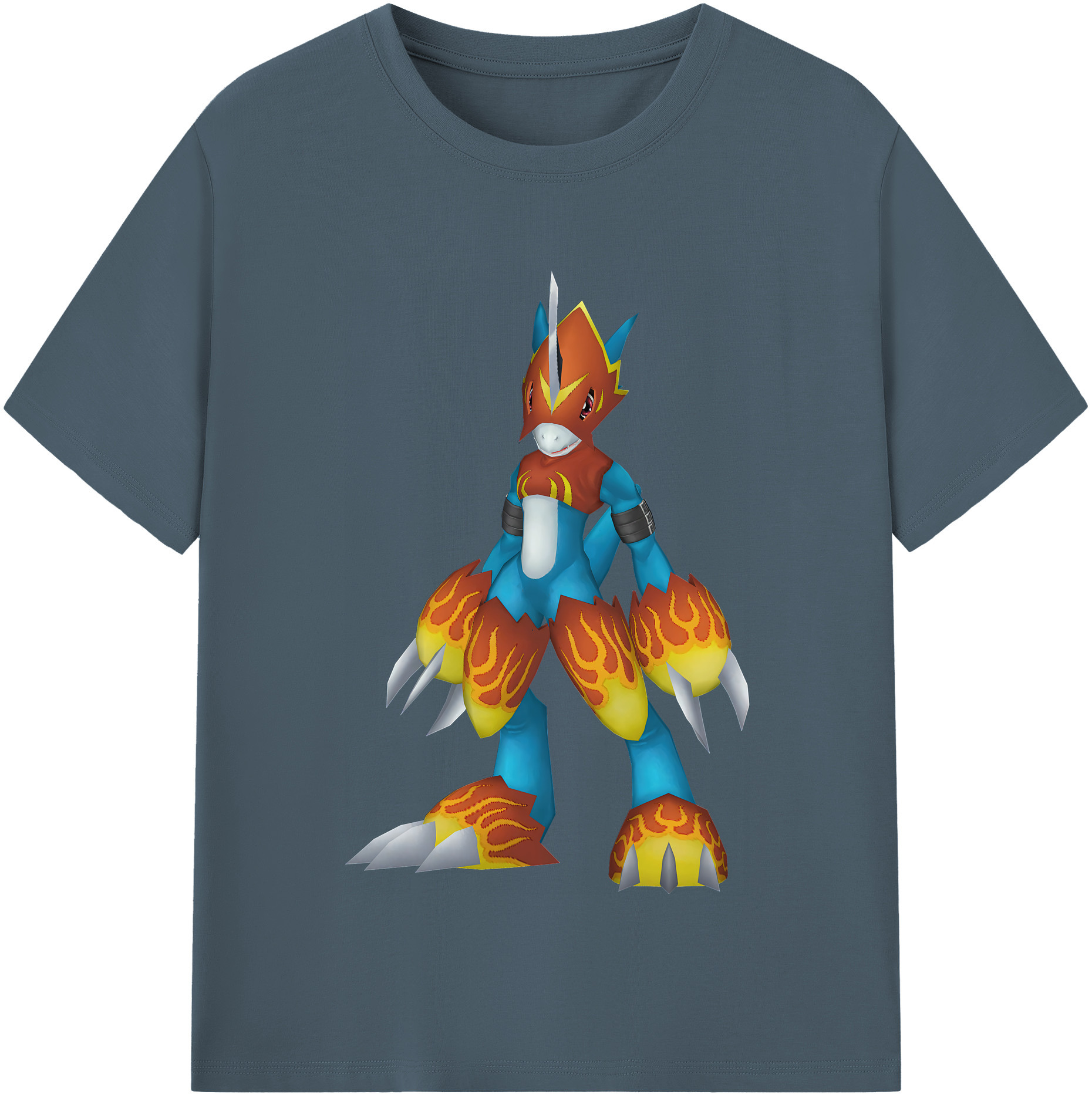 （画像用） Digimon デジタルモンスター/デジモン 綿100％半袖Tシャツ（フロントプリント）